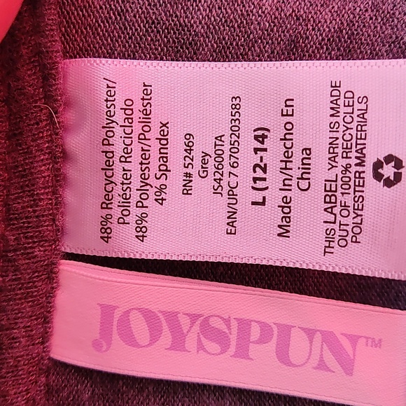 NWT Joyspun Long Sleeve Top - Picture 7 of 7